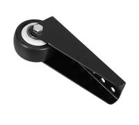 Roue Pivotante de Portail 2 Pouces, Support Anti-affaissement Silencieux | Acier Laminé à Froid, Usage Extérieur, Noir, Installation Facile, pour Portes Coulissantes et Clôtures de Jardin