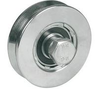 Roue pour Portail Coulissant - 2 Roulements à Billes - Gorge V - IBFM - 362100