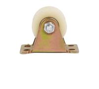 Roue rainurée en V 30 mm en nylon silencieux avec clip anti-saut pour armoire, meubles, système de guidage de charge lourde (V-30 mm)