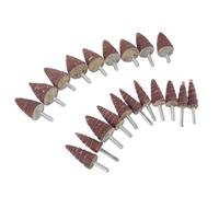 Roues à Lamelles Abrasives Coniques Marron 20 Pièces