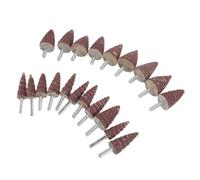 Roues à Lamelles Coniques en Toile Abrasive, Lot de 20 Pièces