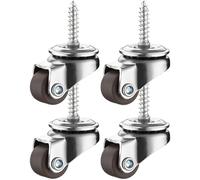 Roues Caster - 4 Pièces De Coucheurs De Tige | Ensemble De Roulettes De 4 Lourds En Service | Rouleaux De Meubles Rouleaux | Roues De Remplacement Robustes Pour Les Roulettes De Meubles |