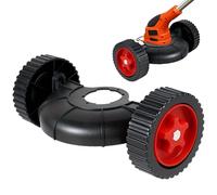 Roues de désherbeur pour tondeuse - Support universel flexible, support de protection de bord rotatif, adaptateur de pneu de coupe de jardin durable | Marcher derrière la bordure le long du patio de l