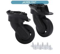 Roues de fixation rétractable et mécanisme d'attache de sécurité pour roulettes, protections de pages d'angle de remplacement pour