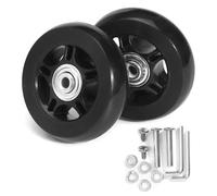 Roues De Rechange Pour Valise - Roulements Silencieux, 4 Options De Taille | Roulettes Pour Bagages, Kit De Réparation De Rouleaux De Chariot Universel, Glisse De En Acier Et Caoutchouc | Pièces