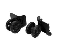 Roues de Remplacement de Valise, Paquet de 2 Roulettes Universelles | Construction ABS, Ajustement Universel pour la Plupart des Valises, Comprend des Vis de Montage, Résistant à L'usure et