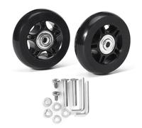 Roues de valise - Roue de rechange pour valise | Roues de bagages | Kit de réparation de roulement pour roulettes pivotantes | Roues silencieuses pour valise de chariot, multicolore