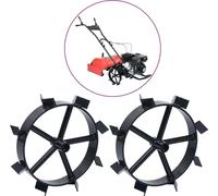 Roues métalliques pour cultivateur à essence 6,5 ch 2 pcs