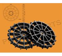 Roues motrices, jeu de 2, profil offroad Navimow i105E i108E i110N Robot de tonte