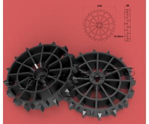 Roues motrices set de 2 profilés offroad EINHELL FREELEXO 300 350 500 550 750