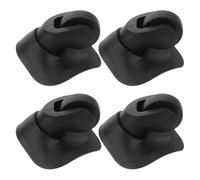 Roues Pivotantes Silencieuses de Valise, Kit de Remplacement 2 Pièces | ABS Noir, Fixation Rotative 360°, Entraxe 3,6x3,7x5,2x4,2 Mm, Réparation Rapide