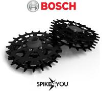 Roues pour le robot de tonte BOSCH INTEGO, acier inoxydable, 3mm