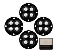 Roues pour meubles, Poulie de roulette de type mini pâte rotative 4 pièces, Rouleaux de poulie pour poubelle, conteneur de stockage, fournitures de quincaillerie en pâte pour boîte à chaussures