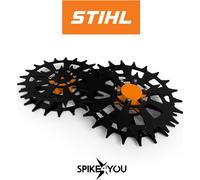 Roues pour robot de tonte STIHL RMI 422, VIKING MI 422, acier inoxydable 3mm