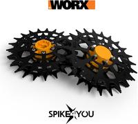 Roues pour tondeuse-robot WORX Landroid M600 M800 L1300, acier carbone 3mm