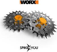 Roues pour tondeuse-robot WORX Landroid M600 M800 L1300, acier inoxydable, 3mm