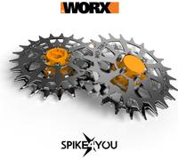 Roues pour tondeuse-robot WORX Landroid série L, acier inoxydable 3mm