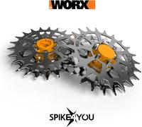 Roues pour tondeuses-robots WORX Landroid S et M, acier inoxydable, 3mm