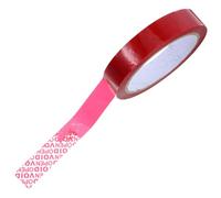Rouge Ruban Adhésif Inviolable PET pour Emballage et Expédition | Sécurité Élevée, Adhérence Robuste, Usage Polyvalent, Dévidoir, pour Scellage de Colis