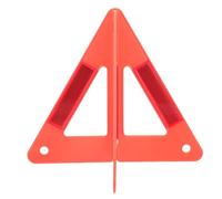 Rouge Triangle de Signalisation Routière en Plastique Réfléchissant | Installation sans Outil, Rangement Facile Coffre Boîte à Moufles, Adapté aux Suv et Tracteurs