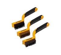 Lot de 3 brosses métalliques larges Roughneck
