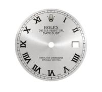 ROUHO Cadran de Montre Acier Inoxydable 2824 Mouvement Pièce Face Métallique 31mm Lumineuse Fenêtre Date Remplacement Rechange pour Rolex Datejust