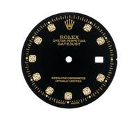ROUHO Cadran en Acier Inoxydable Automatique 8200 8205 Mouvement 32.5mm Guichet Date Cadran en métal Horlogerie Rechange pour Rolex Datejust - A5