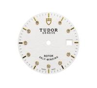 ROUHO Cadran en Acier Inoxydable Calibre 2824 Modding Cadran en métal 30.8mm Fenêtre Date Réparation Accessoire pour Tudor Prince Date - A1