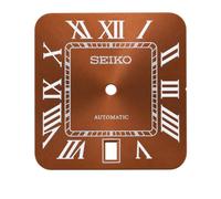 ROUHO Cadran en Acier Inoxydable Calibre NH35 Modding Pièce Cadran en métal 27mm Carré Réparation Composant pour Seiko
