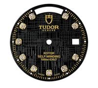 ROUHO Cadran en Acier Inoxydable Mouvement 2834 Modding Accessoire Cadran en métal 28.7mm Double Calendrier Pièce pour Tudor Classic Collection