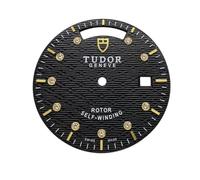 ROUHO Cadran en Acier Inoxydable Mouvement 2834 Modding Cadran en métal 30.8mm Double Calendrier Réparation Rechange pour Tudor Prince Date