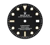 ROUHO Cadran en métal Mouvement 2824 2836 Lumineux 29mm Guichet Date Cadran en Acier Inoxydable Modding Pièce pour Rolex Submariner - A1