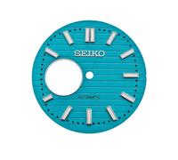 ROUHO Face de Montre Métallique NH38 NH35 Mouvement Rechange Cadran Acier Inoxydable 30.5mm Ouverture Squelette Réparation Accessoire pour Seiko - A12