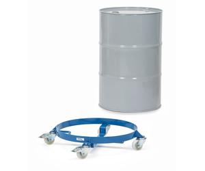 Roule-fût STA ouvert ID 610mm bleu brillant 60/200l Fûts en tôle d'acier FETRA