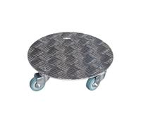 Roule plante Alu rond Ø30 cm - LOUIS MOULIN - Universel - Gris - Métal