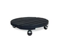 Roule plante BOIS rond 37 cm - Anthracite - Origine France Garantie