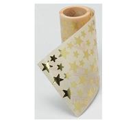 Rouleau de gommettes étoiles - Doré - 2360 pcs