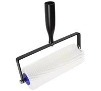 Rouleau à Clous Autonivelant pour Sol en Ciment, Blanc, Plastique | Anti-mousse pour Chape Époxy, Usage Chantier et Sol Autonivelant, Outil Long-life, Retire Bulles