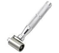 Rouleau à coudre en acier inoxydable, générique en acier inoxydable, rouleau de couture pour papier peint en PVC ordinaire, épais, non tissé, tissu, argent, 1 pièce (34 mm)