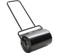 Rouleau à gazon - Rouleau de jardin - Largeur 58 cm - Ø 32 cm - 38 l - Poignée en U - Noir