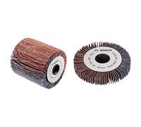 Rouleau à lamelles Bosch - Accessoires pour PRR 250 ES (largeur 60mm, grain 80) & Rouleau à lamelles - Accessoire pour PRR 250 ES (grain 80, largeur 10mm)