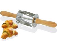 Rouleau à mini-croissants Gobel en acier inoxydable avec manche en bois 345 x 75 x 75 mm