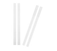Rouleau à Pâte Doseur, Règle D'épaisseur de Pâte en Acrylique, 2 Paires | Guides Épaisseur de Pâte, Règle pour Pâtisserie, Usage Boulangerie, Mesure Uniforme, Facile à Utiliser