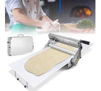 Rouleau à pâte manuel pliable avec épaisseur réglable de 0,5 à 17,5 mm, pour boulangerie, pizza, croissant, commercial et maison