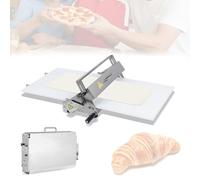Rouleau à pâte manuel pliable pour boulangerie, pizza et pâte feuilletée, cadre pliable compact, parfait pour un usage domestique et commercial