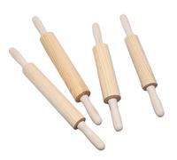 Rouleau À Pâtisserie En Bois Avec Poignée Pivotante, 360 Degrés Antiadhésif Et Sans Cire, Pour Faire De La Pâte À Pâtisserie, De La Peau De Dumpling Et Des Outils De Cuisson S(4,2*36 cm),L(4,2*42 cm),