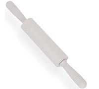 Rouleau à pâtisserie en silicone KADAX avec couche anti-adhésive, rouleau avec poignée adaptée, rouleau à pâtisserie, rouleau à pâtisserie pour pâte feuilletée, pierogi, nouilles (crème)