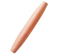 Rouleau à pâtisserie français classique pour la pâtisserie - Rouleau à pâtisserie conique en bois de hêtre pour pâte à pizza, pâte à tarte, biscuits, fondant, boulette de 20 cm