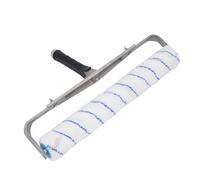 Rouleau à Peinture de 18 Pouces, Grand Rouleau à Peinture Haute efficacité de 1/2 Pouce avec Couverture Rapide, Cadre en Aluminium, Poignée Ergonomique, Compatible avec Toutes