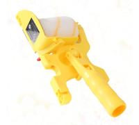 Rouleau à Peinture pour Murs, Brosse Latérale, Outil Pratique | Maison, Surfaces Variées, Plastique Jaune, Support Pliable, Brosse Remplaçable, Usage Facile
